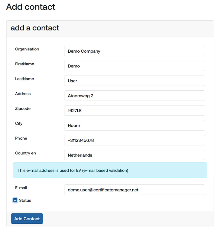 Diagram van de certificaat levenscyclus